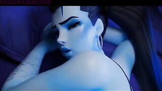 Hot anime compilation with sexy Widowmaker in HD quality