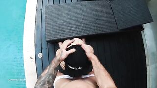 Bikini girl Hansel Grettel gets fucked hard outdoors
