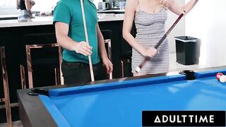 Roommates Paige Owens and Kay Lovely use a stud as a toy in steamy ADULT TIME scene