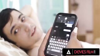 Unsatisfied Sophia Leone teaches her BF a hard lesson