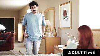 Ginger STEPMOM Marie McCray, from Adult Time, gets shocked by a dick pic