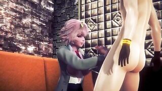Mina Ashido gets fucked hard in this My Hero Academia scene