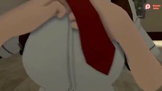 My Hero Academia's Momo and Mineta get it on in this steamy animation