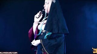 The nun punished me for my every sin with pegging