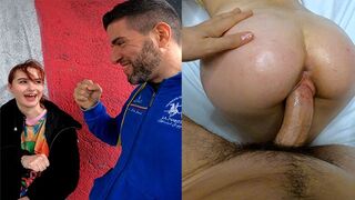 Submissive teen picked up on the Russian street