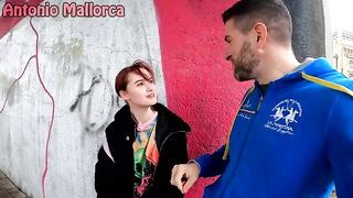 Submissive teen picked up on the Russian street