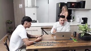 I fucked my stepson in front of my husband