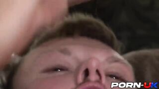 Misha Cross, the hot Polish teen, rides a dick with her ass and sucks it deep