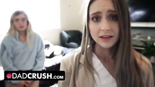 Daddy issues with two stepdaughters in a taboo scenario