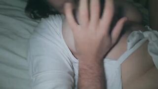 I had sex with my wife at night and cum on her big ass