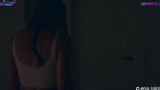 Strap-on sex with Halloween costumes and lesbian passion