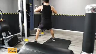 Crushed on my fitness colleague so we got intimate in the gym restroom