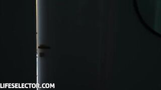 A step sister surprised her brother with a wet pussy