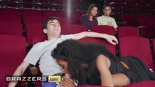 Tina Fire gets her juicy pussy smashed by Jordi in a popcorn machine