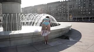 I sometimes wear underwear, but I always end up naked in public