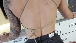 My stepbrother dry humps my pussy in my sexy jeans