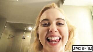 The perfect girl next door gets fucked hard by a huge cock