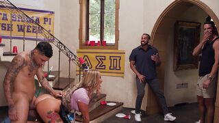 Young guy's dream came true with hot housekeeper getting wild