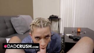 Pervert dad fucks his step daughter Khloe Kapri in POV style