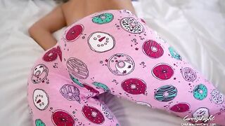 Step mom woke up to a hard cock, helped by Carry Light