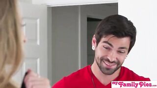 You've got a big one, Stepbro. I'll need those clothes when I'm showing, says Kyler Quinn