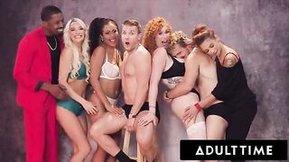 Christmas is the best, especially with an orgy featuring stunning stars!