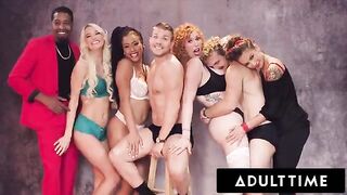 Christmas is the best, especially with an orgy featuring stunning stars!