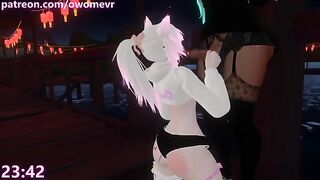 We edged each other and came into the New Year in a steamy VRchat erp session
