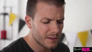 You fucked me until I was satisfied! You’re a great stepbrother, praises Molly Little