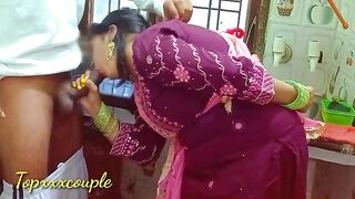 Hot and sexy maid fucked in the kitchen