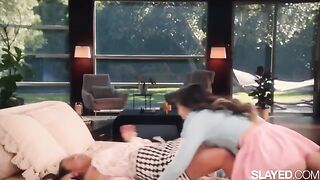 Naughty Lulu teaches her bestie Jennie to relax and have fun