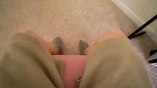 Horny step sister believed she was with her boyfriend at the glory hole