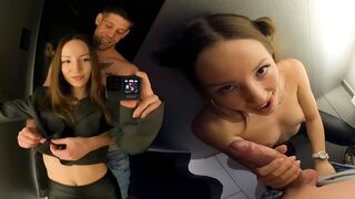 The risk was worth it, the sex in the dressing room was hot!
