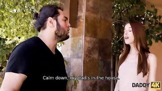 A girl forgot about her boyfriend when she felt desire, turning to a mature man