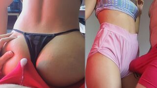 A man came to the stripper, ordered a sexy lap dance and got cum in his pants