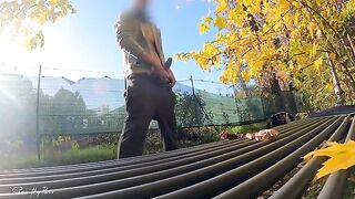 Stranger titty fucked by a horny Italian MILF