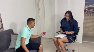 The psychologist was caught with toys and the client took control