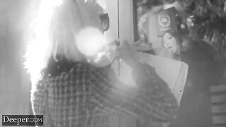 Girlfriend of cheating guy has angry sex with her boyfriend