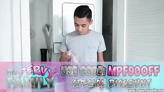 Stepsis wants stepbro to stop cleaning for sex - MyPervyFamily