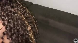 The busty ebony MILF Mone Divine gets Lil D's cock out