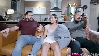 I Was Cleaning When My Hot Stepsis Came And Fucked Me - MyPervyFamily