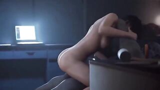 Ada Wong gets fucked hard by Mr. X in 3D animation