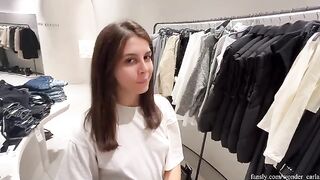 I got fucked in the fitting room by the most beautiful girl I've ever seen
