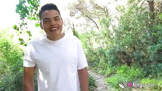 Korin, the busty Spanish mommy, is eager to join our outdoor adventures!