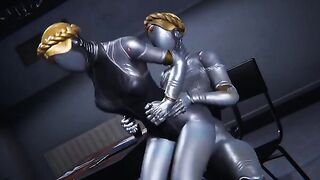 Atomic Heart futanari ballerina scene gets wild and sexy