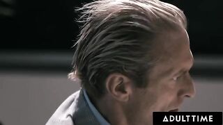 Professor fucks his former student Vanessa Vega hard in the classroom with a huge facial
