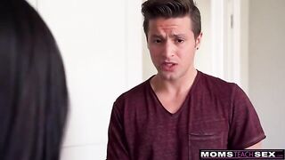 Don't play hard to get, just give it up! Keira Croft demands sex from stepson
