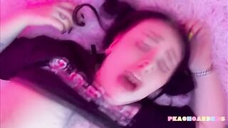 The girl has a hole and she likes to get it filled hard