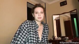 The young girl fucked with her husband's best friend, who had a huge dick