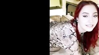 Redhead hottie Arietta getting fucked by BBC in doggy style